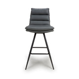 Nobo Swivel Bar Chair - Grey (sold in 2's) - Main Image
