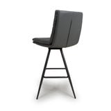 Nobo Swivel Bar Chair - Grey (sold in 2's) - Image 2