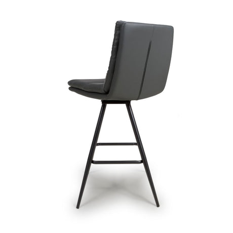 Nobo Swivel Bar Chair - Grey (sold in 2's) - Image 2