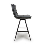Nobo Swivel Bar Chair - Grey (sold in 2's) - Image 4
