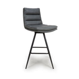 Nobo Swivel Bar Chair - Grey (sold in 2's) - Image 5