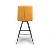 Nobo Swivel Bar Chair - Ochre (sold in 2's) - Image 3