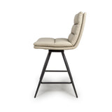 Nobo Swivel Bar Chair - Taupe (sold in 2's) - Image 2