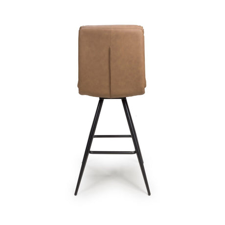 Nobo Swivel Bar Chair - Tan (sold in 2's) - Image 2
