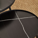 Nolan Nesting Coffee Table - Black - NOL001