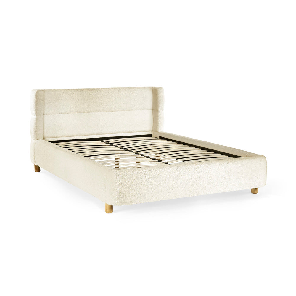 Obreon Boucle Bed - Beige / Double - OBE001