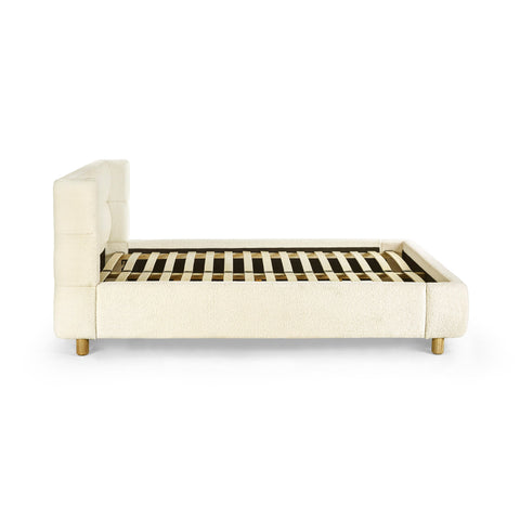 Obreon Boucle Bed - Beige / Double - OBE001