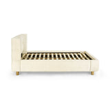 Obreon Boucle Bed - Beige / Double - OBE001
