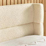 Obreon Boucle Bed - Beige / Double - OBE001