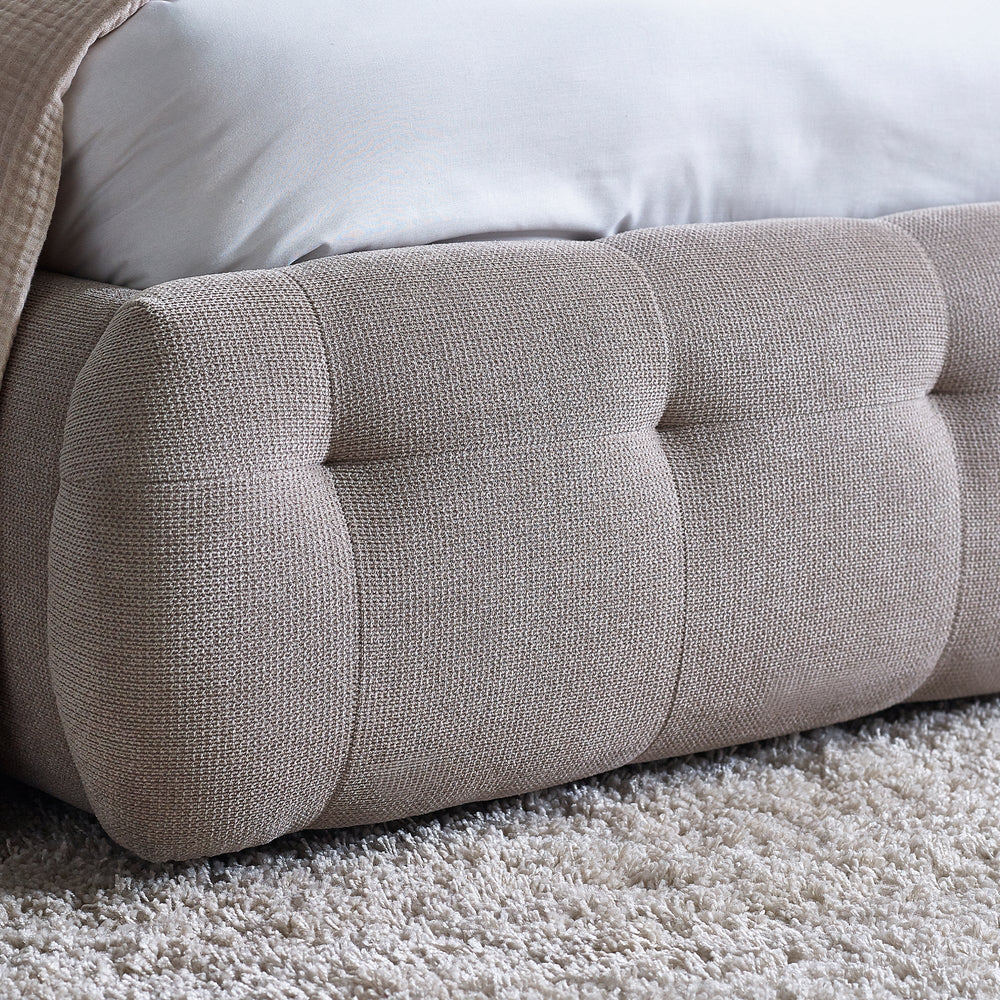 Odette Bed - Taupe / Double - ODE001