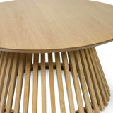 Ollie Round Coffee Table - Black - OLL003