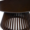 Ollie Round Coffee Table - Light Brown - OLL001