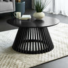 Ollie Round Coffee Table - Light Brown - OLL001