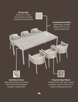 Image of OLMA 6-Seater Dining Table & Chairs