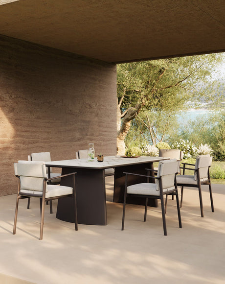 Image of ORYN 6-Seater Dining Table and Chairs