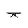 Osaka Extending Dining Table - Black - OSA001
