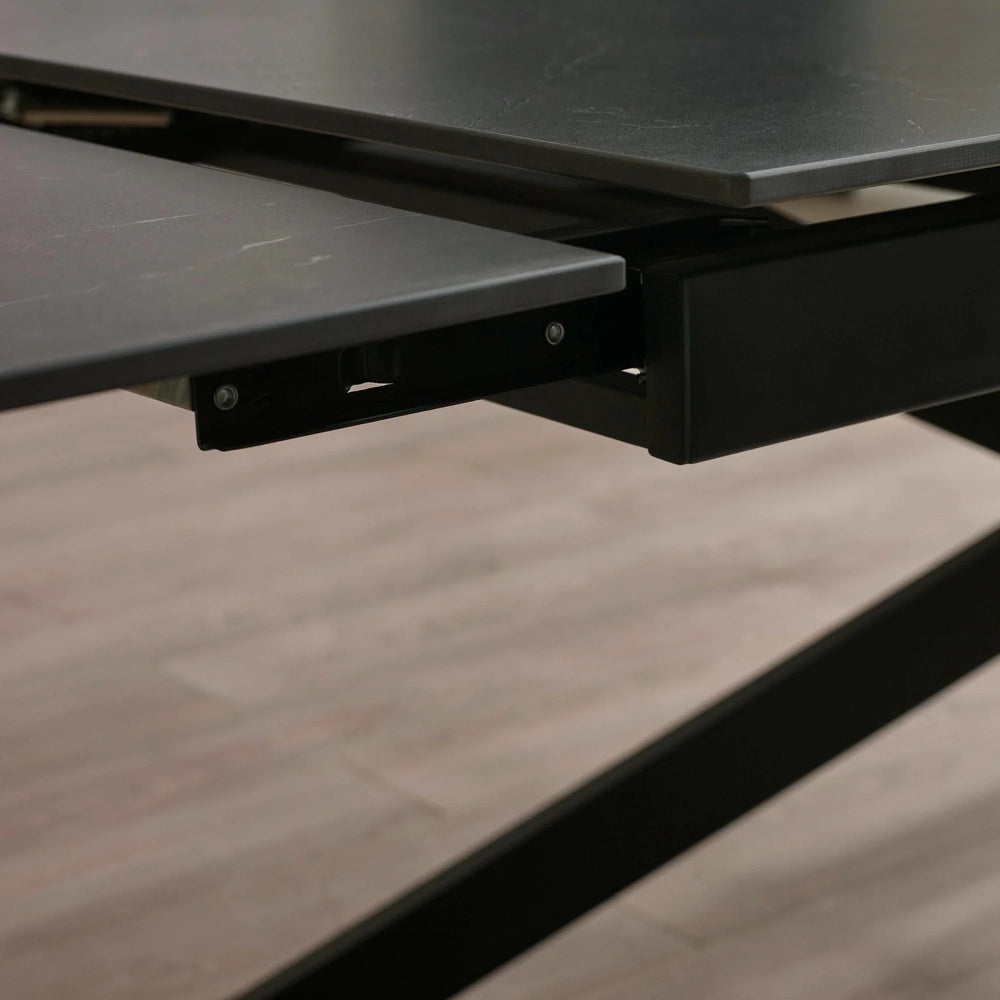 Osaka Extending Dining Table - Black - OSA001