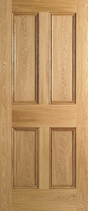 Oak 4P - Unfinished Oak - 1981 x 610 (24") x 35mm
