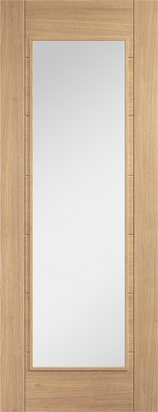 Oak Carini Glazed 1L Pre finished - Pre-finished Oak - 1981 x 686 (27") x 35mm