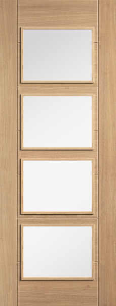 Oak Carini Glazed 4L - Standard - 1981 x 686 (27") x 35mm