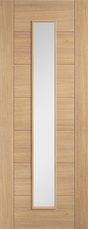 Oak Carini Long Light Glazed - Unfinished Oak - 1981 x 686 (27") x 35mm