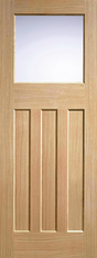Oak DX 30s Style Glazed 1L - Standard - 1981 x 686 (27") x 35mm