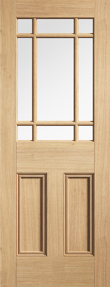 Oak Downham Glazed 9L - Standard - 1981 x 686 (27") x 35mm