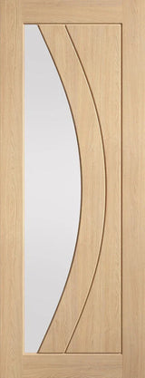 Oak Girona Pre finished Clear Glazed - Pre-finished Oak - 1981 x 686 (27") x 35mm