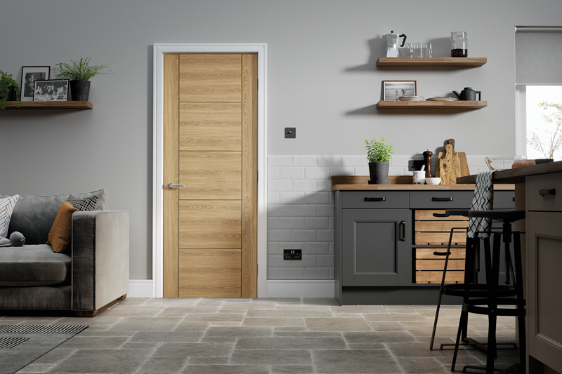Oak Laminated Vancouver 5P 2 - Standard - 1981 x 686 (27") x 35mm