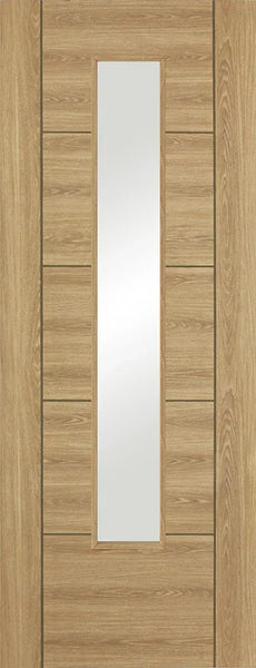 Oak Laminated Vancouver Glazed 1L - Pre-finished Oak - 1981 x 686 (27") x 35mm