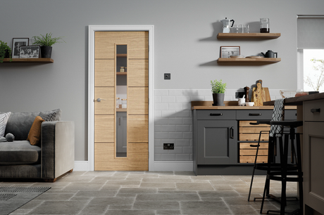 Oak Lille Glazed 1L LifeStyle - Standard - 1981 x 686 (27") x 35mm
