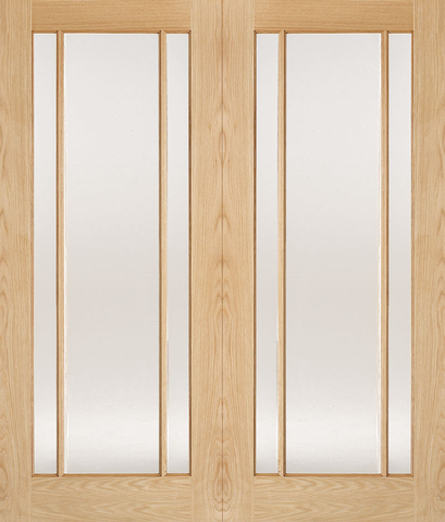 Oak Lincoln Glazed 3L Pairs - Standard - 1981 x 914 (36") x 40mm