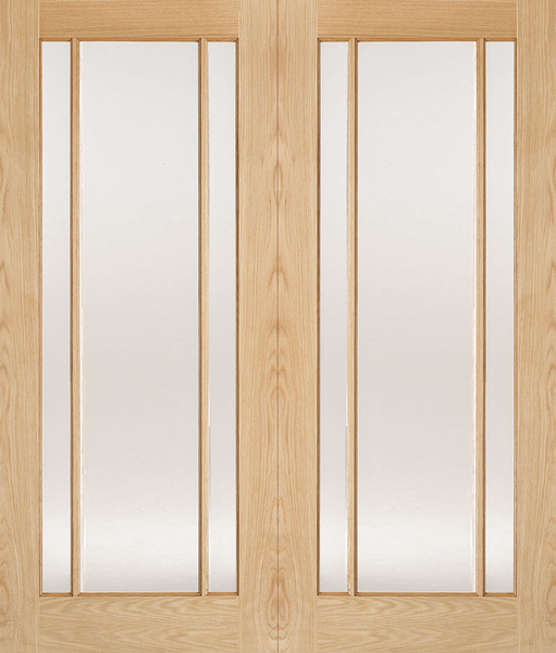 Oak Lincoln Glazed 3L Pairs - Standard - 1981 x 914 (36") x 40mm