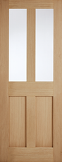 Oak London Glazed - Unfinished Oak - 1981 x 686 (27") x 35mm