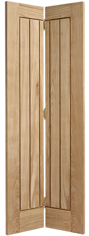 Oak Mexicano Bi Fold Pre Finished - Pre-finished Oak - 1981 x 686 (27") x 35mm