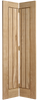 Oak Mexicano Bi Fold - Unfinished Oak - 1981 x 686 (27") x 35mm