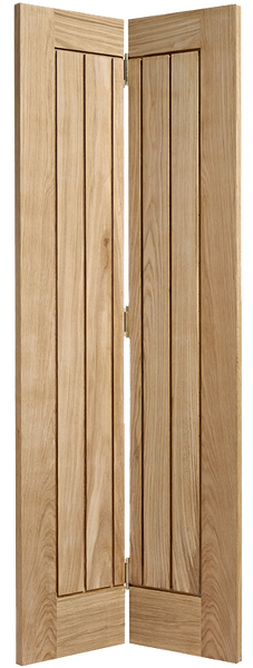 Oak Mexicano Bi Fold - Unfinished Oak - 1981 x 686 (27") x 35mm
