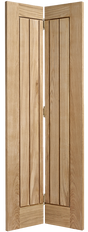 Oak Mexicano Bi Fold - Unfinished Oak - 1981 x 686 (27") x 35mm