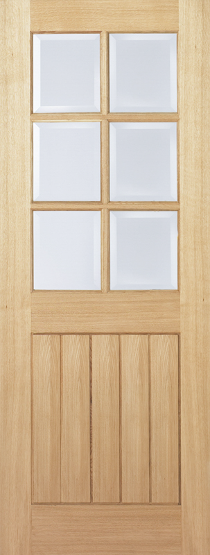 Oak Mexicano Glazed 6L - Unfinished Oak - 1981 x 610 (24") x 35mm
