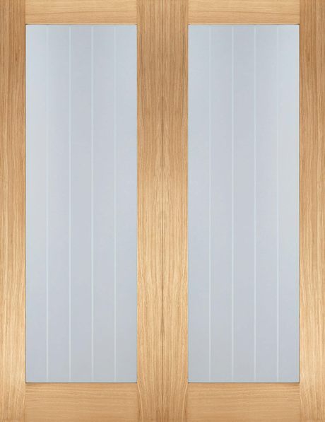 Oak Mexicano Glazed Pair - Standard - 1981 x 914 (36") x 40mm