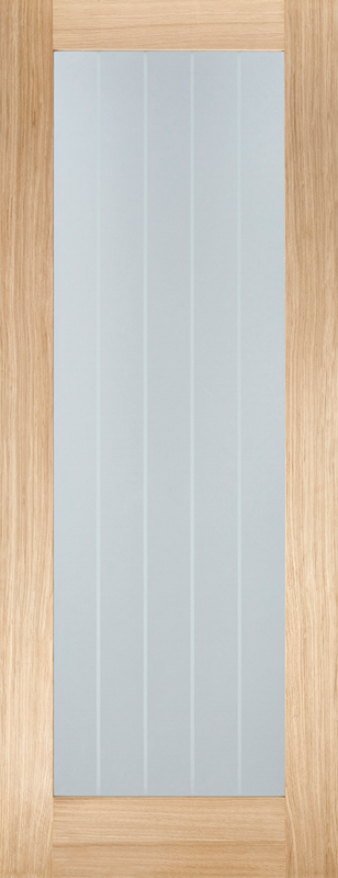 Oak Mexicano Pattern 10 Glazed - Unfinished Oak - 1981 x 686 (27") x 35mm
