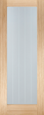 Oak Mexicano Pattern 10 Glazed - Unfinished Oak - 1981 x 686 (27") x 35mm