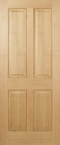 Oak Regency 4P Pre finished - Pre-finished Oak - 1981 x 610 (24") x 35mm