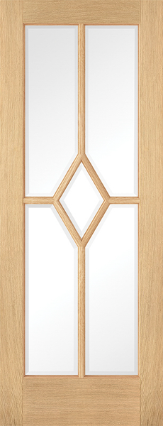 Oak Reims Glazed 5L Pre finished - Pre-finished Oak - 1981 x 686 (27") x 35mm