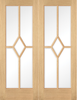 Oak Reims Glazed Pair  - Pre-finished Oak - 1981 x 1067 (42") x 40mm