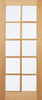Oak SA Glazed 10L - Unfinished Oak - 1981 x 686 (27") x 35mm