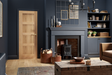 Oak Shaker 4P Pre Finished LifeStyle - Pre-finished Oak - 1981 x 533 (21") x 35mm