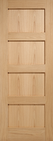 Oak Shaker 4P Pre Finished - Pre-finished Oak - 1981 x 610 (24") x 35mm