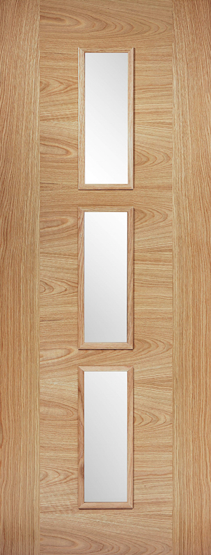 Oak Sofia Glazed 3L - Standard - 1981 x 686 (27") x 35mm