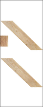 Oak Solid Bracing Pack LB - Standard - 1100 x 120 (5") x 19mm